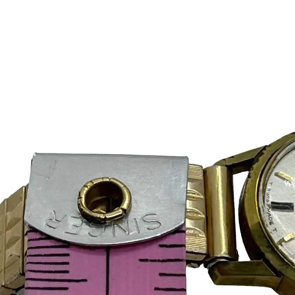 Voltaire Incabloc Watch Women's Vintage Swiss Waterproof Scuffed Gold Tone